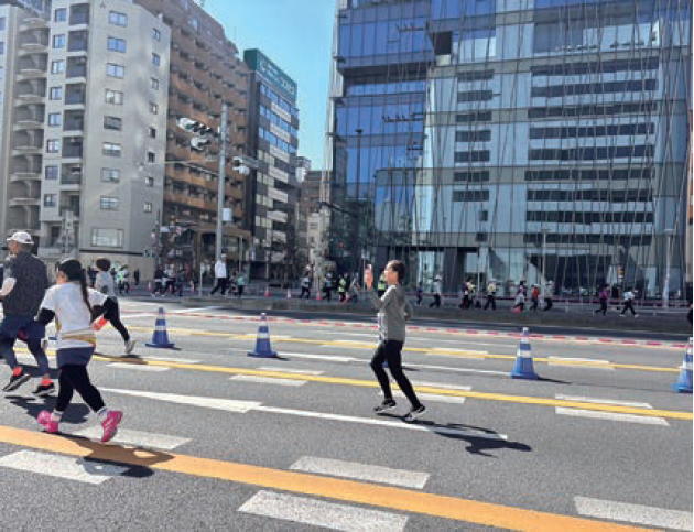 中村さんはランニングにハマってハーフマラソンへ参加！