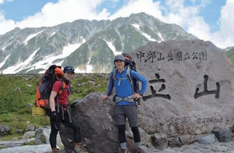 2017年 立山登山(右)